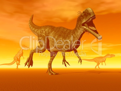 Monolophosaurus dinosaurs- 3D Render