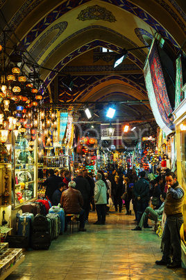Grand Bazaar in Istanbul interior