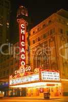 Chicago theather neon sign