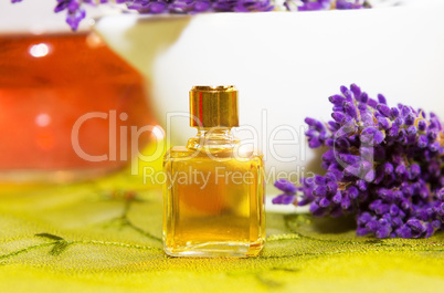 Perfume with blossoms of Lavender