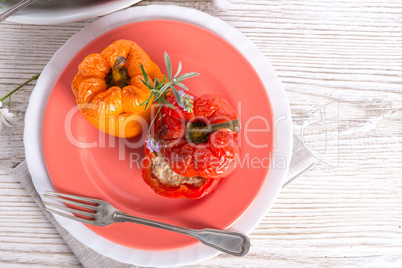 stuffed peppers with rice