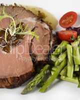 Beef Roast With Asparagus