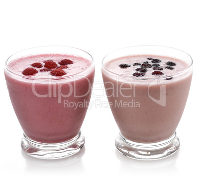 Raspberry And Blackberry Smoothie