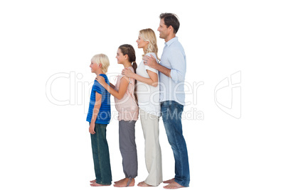 Family posing together