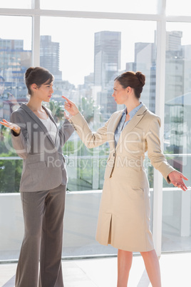 Businesswomen having a fight