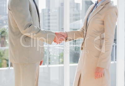 Business people shaking hands