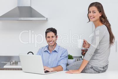 Portrait of a couple in the kitchen