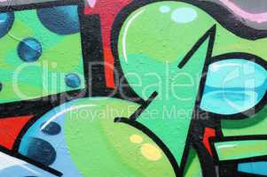 Farbenfrohes Graffiti