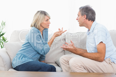 Couple having an argument