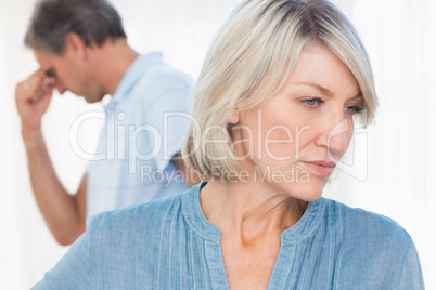 Couple feeling distant after fight