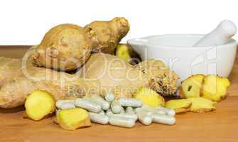 Fresh root ginger