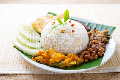Malay food nasi lemak
