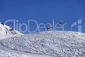 gondola lift and ski slope