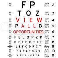 Eye chart