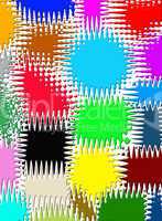 abstract background of multicolor patch