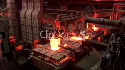 Iron and Steel Works. Metal smelting.