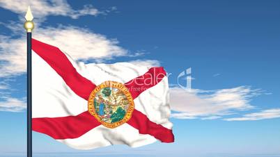 Flag of the state of Florida USA