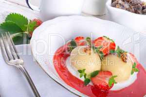 dumplings with strawberries