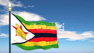 Flag Of Zimbabwe