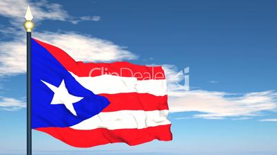 Flag Of Puerto Rico
