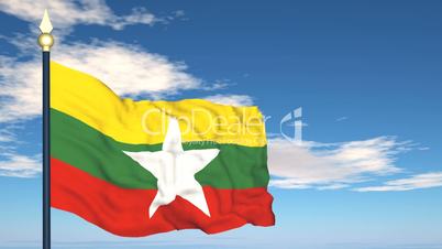 Flag Of Myanmar