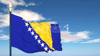 Flag Of Bosnia and Herzegovina