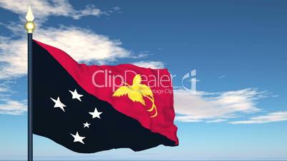 Flag Of Papua New Guinea