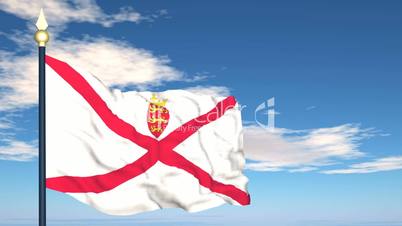 Flag Of Jersey