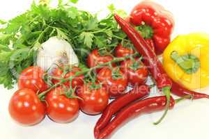 frisches mediterranes Gemüse