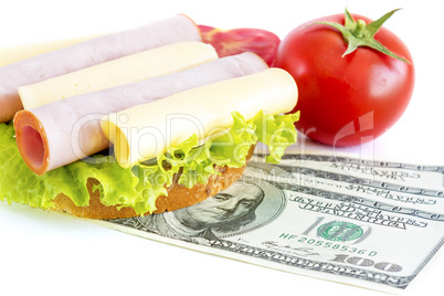 Expensive sandwich