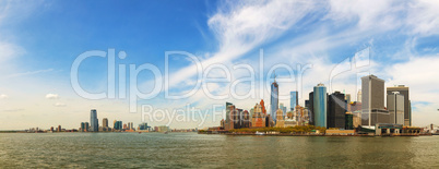 new york city cityscape panorama