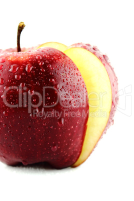 Fresh red apple