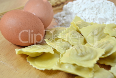 Fresh homemade ravioli Fresh homemade ravioli