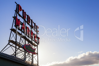 Seattle Public Market Sign