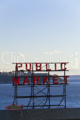 Seattle Public Market Sign