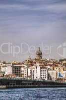 istanbul cityscape with galata tower