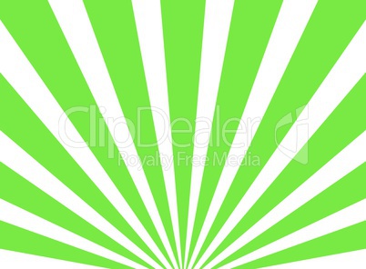 Weiße und hellgrüne Strahlen als Hintergrund