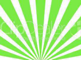Weiße und hellgrüne Strahlen als Hintergrund
