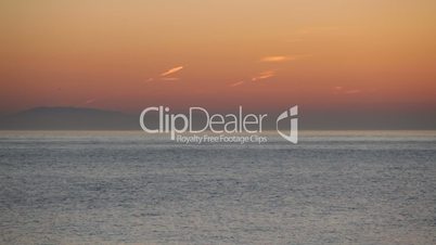 Mediterranean Sea at dawn