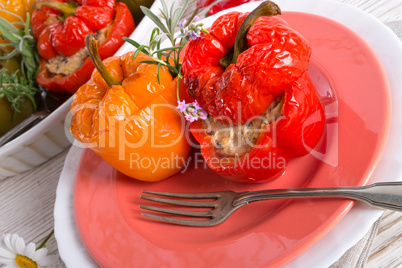 stuffed peppers with rice