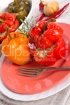 stuffed peppers with rice