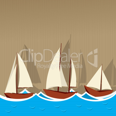 sailing ships background