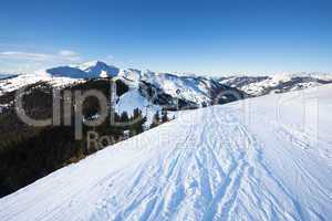 schmitten winter ski slopes of zell am see resort