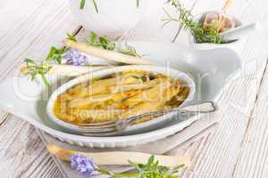 asparagus leek casserole