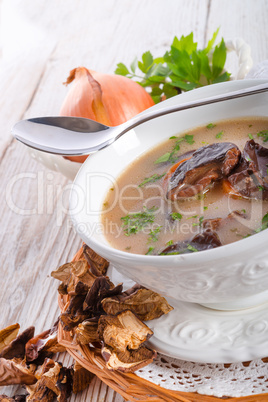 stone mushroom soup