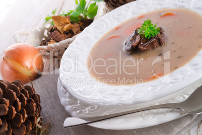 stone mushroom soup