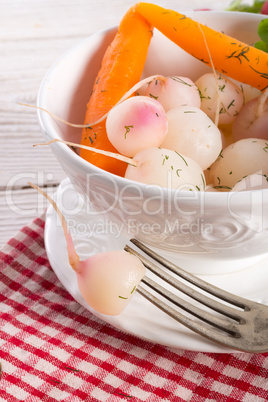 tasty roasted radishes