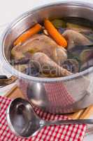 chicken in the pot