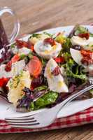 salad with boiled egg