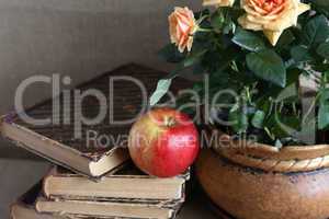 Apple On Book